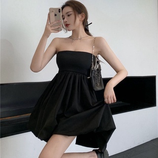 Hot สาวเซ็กซี่อารมณ์สวยกลับด้านบนเอว tutu กระโปรงผู้หญิงใหม่ slim slim แขนกุด dress