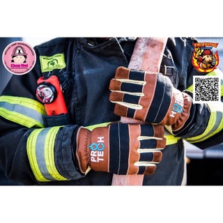 💖คร่ำหวอดเซฟตี้  ถุงมือดับเพลิง Protech8 Titan K Pro fire gloves