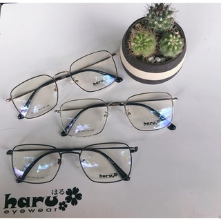 ฟรีส่ง👓👓กรอบแว่นตาแบรนด์Haru ทรงสี่เหลี่ยมมี3 สี