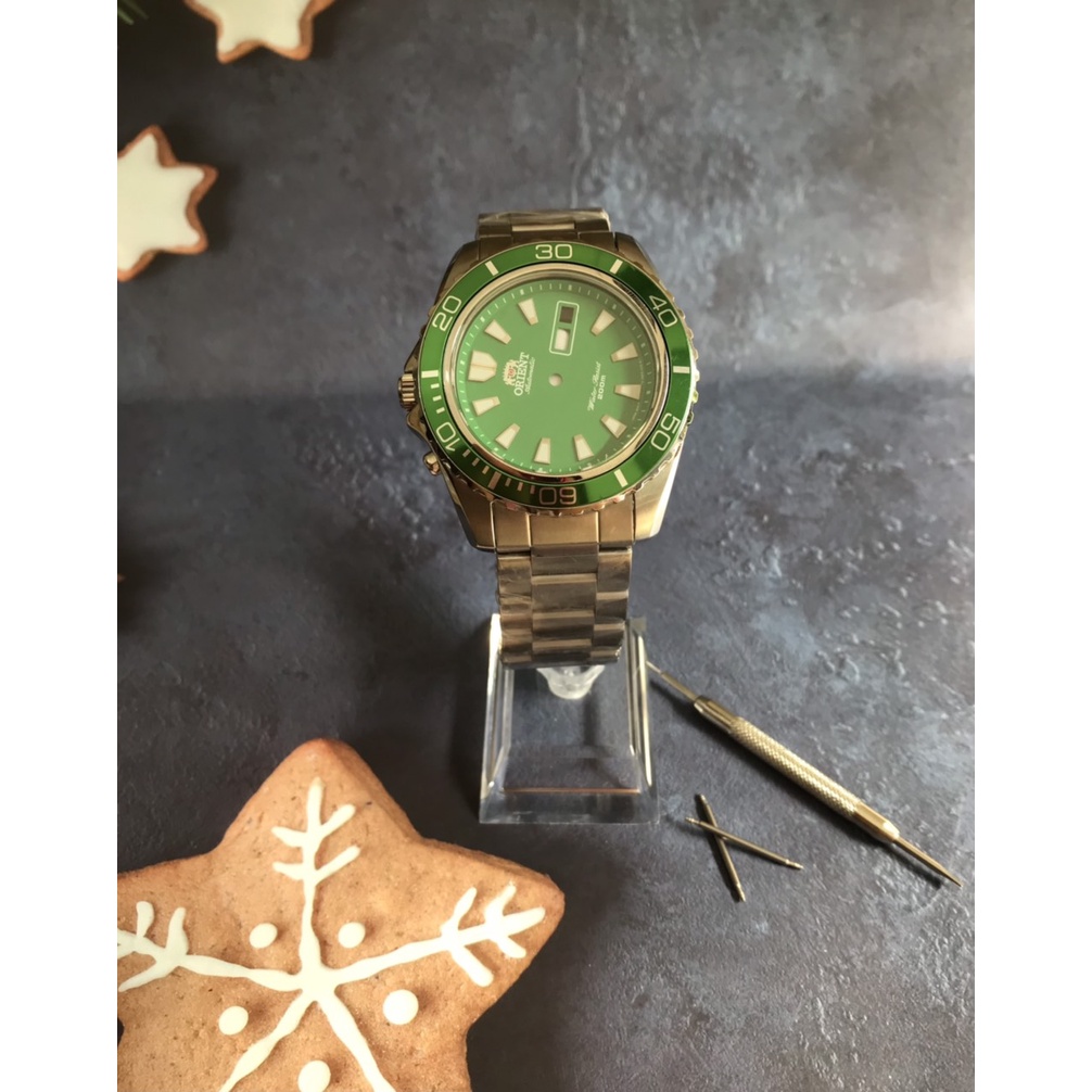 Orient Mechanical Automatic Green Watch Case Set สําหรับผู ้ ชาย