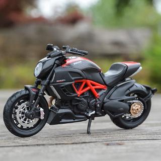 Maisto 1:18 Ducati Diavel Carbon รถหล่อแบบคงที่โมเดลรถจักรยานยนต์ของเล่นงานอดิเรกของสะสม