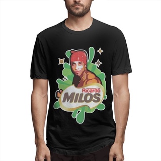 เสื้อยืดแขนสั้น คอกลม ทรงหลวม พิมพ์ลายธีม Ricardo Milos Theme On It Series คุณภาพสูง พลัสไซซ์ แฟชั่นสําหรับผู้ชาย