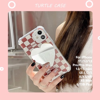 [พร้อมส่ง] เคสโทรศัพท์มือถือ ลายหมากรุก สําหรับ iphone 13 12 11