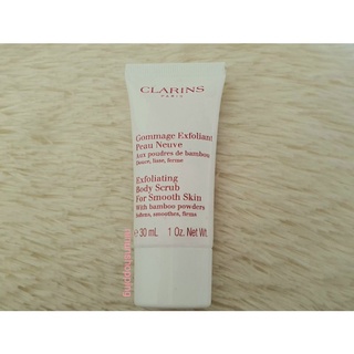 ‼️ของแท้ 💯% CLARINS Exfoliating Body Scrub for Smooth Skin With Bamboo Powders ขนาด30ml.