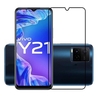 Y27 4G/Y27 5G/Y21 2021(พร้​อมส่งในไทย)ฟิล์มกระจกเต็มจอFull​ For Vivo Y33S/Y21 2021