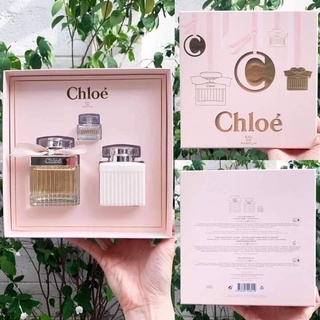 Chloe edp by chloe Gift Set 3 items  น้ำหอม 75ml. น้ำหอม 5ml. โลชั่น Lotion 100ml. น้ำหอม สำหรับหญิงสาว ผู้สง่างาม