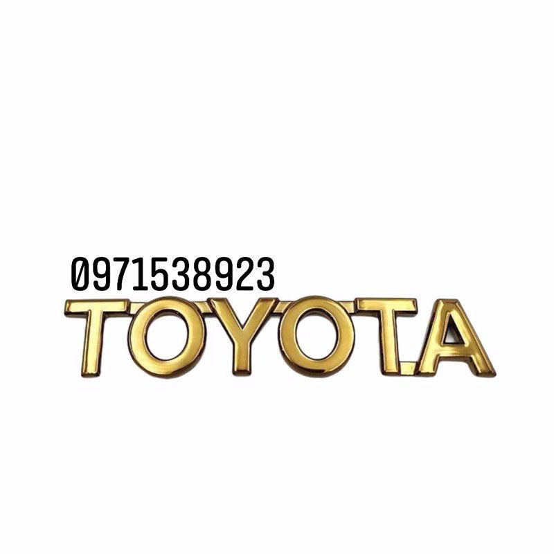 โลโก ้ นูน Toyota Camry สีเหลือง 2008-2012