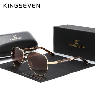 Kingseven ใหม่ แว่นตากันแดด เลนส์โพลาไรซ์ อัลลอยไทเทเนียมอัลลอย คุณภาพสูง สําหรับผู้ชาย ผู้หญิง 2022