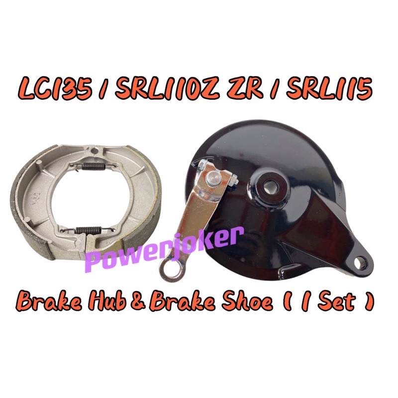 LC135/LAGENDA SRL 110 Z/SRL 115/SRL 115 FI เบรค Hub/Rumah เบรค (ด้านหลัง) เบรค Cam & Cam Lever & เบร