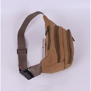 Uyoungit กระเป๋าคาดเอว ผ้าแคนวาส Sport BEST FASHION B-398