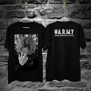 เสื้อยืดคอกลมเสื้อยืดแขนสั้น พิมพ์ลาย ARMY BTS ARMY สําหรับผู้ชาย || เสื้อยืดสุดเท่ || เสื้อยืด || เสื้อยืด ลาย Oblong |