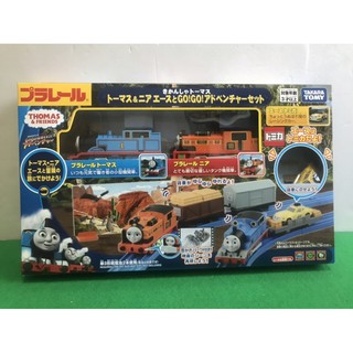 TOMY  Thomas &amp; Nai ace Go!Go! Adventure Set รถไฟรางฟ้า