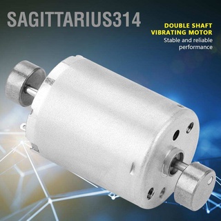 Sagittarius314 มอเตอร์สั่นสะเทือน Dc เพลาคู่ ยาว 12V 31 มม.