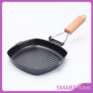 กระทะย่าง เครื่องครัวแบบพกพา กระทะอเนกประสงค์ ด้ามพับได้ Saucepan