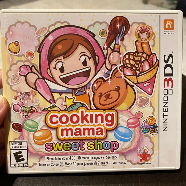 (มือสอง) แผ่นเกมส์ 3DS Cooking Mama Sweetshop Zone US