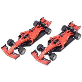 Bburago 1:43 2019 Ferrari F1 Racing SF90 #16 #5 รถหล่อแบบคงที่โมเดลของเล่นงรถยนต์านอดิเรกของสะสม