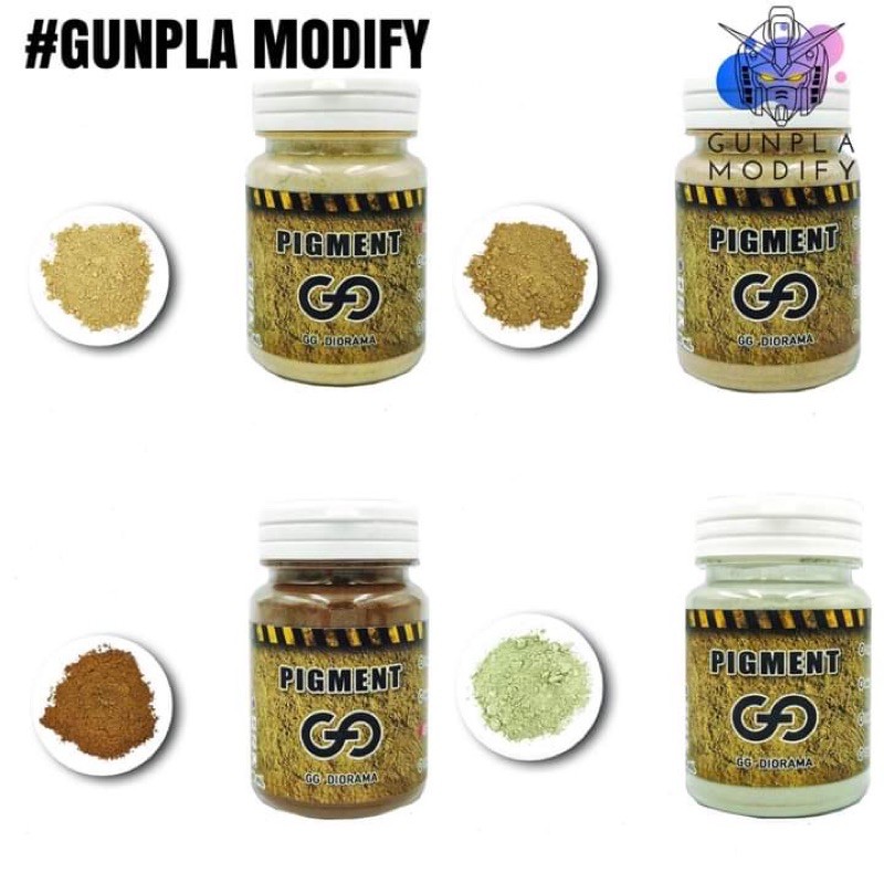 GG DIORAMA Pigment สีผงฝุ่น โทนดิน 80 ml