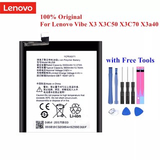 แบตเตอรี่ แท้ Lenovo Vibe X3 Lenovo K51c78 BL258