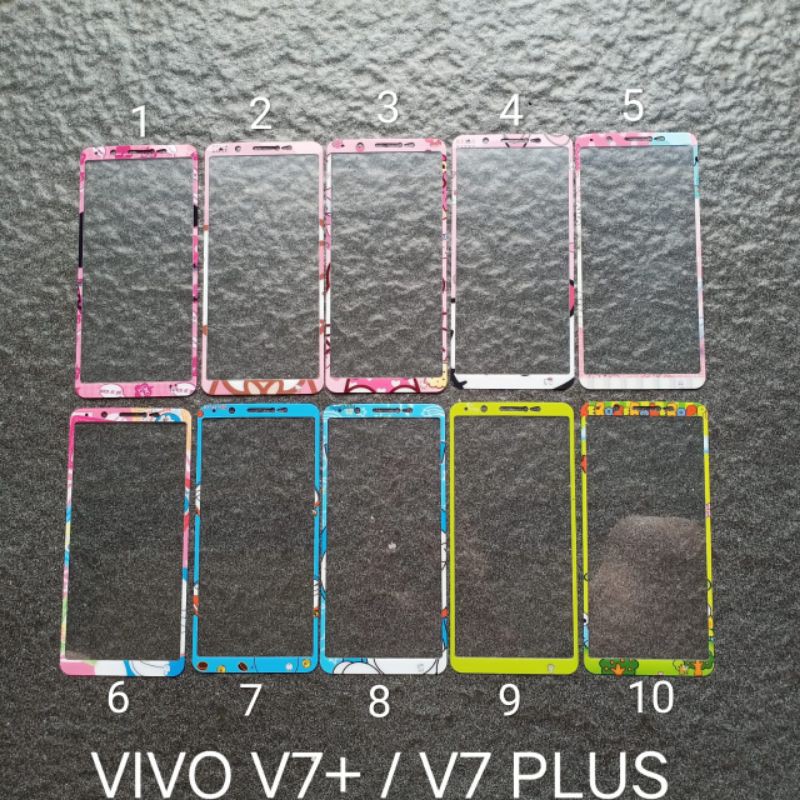 กระจกนิรภัย Vivo V7+ / V7 Plus, Vivo V9, Vivo Y69, Vivo V5 / Y65, Vivo Y83 สาวกันรอยขีดข่วนเต็ม