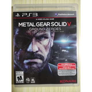 (มือ2) PS3​ -​ Metal Gear Solid V Ground zeroes (z.all)​