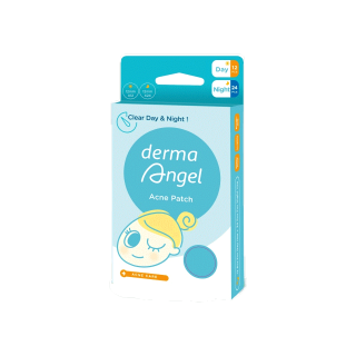 [⚡️ 8PX6V2T ลดทันที 100.-] แผ่นแปะสิว dermaAngel Combo Pack Acne Patch 1 กล่อง ( Day 12ชิ้น /Night 24 ชิ้น)