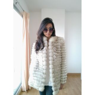 Fox fur coat