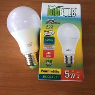 หลอด LED BioBulb 5W S-Series แสงวอร์ม