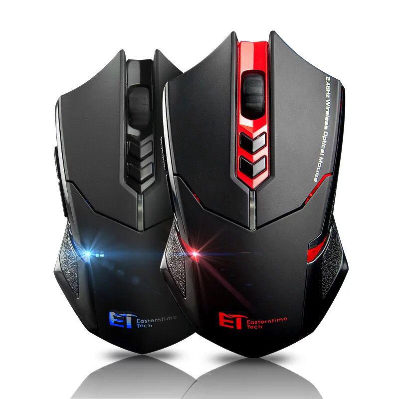 Gaming Mouse เมาส์เกมมิ่ง เมาส์สำหรับเล่นเกมไร้สาย 2400 DPI Grips พร้อมส่ง!!!