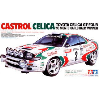 โมเดลรถยนต์ TAMIYA  TOYOTA Castrol Celica `93 Monte-Carlo Winner 1/24