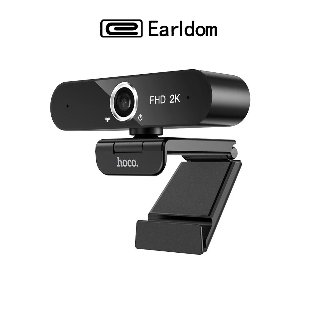 Hoco USB Web Camera 2K DI22 / DI23 กล้องเว็บแคม WEBCAM ระบบออโต้โฟกัส เว็บแคม FHD