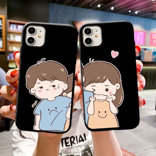 เคสโทรศัพท์มือถือคู่รัก แบบนิ่ม พิมพ์ลายฟัน สําหรับ Oppo A59 A59S A57 A54 A53 A52 A39 A37 A31 A16 A15 A15S A12 A12e A11k A9 A7 A5 A5S A3 A3S A1 A1k 2020