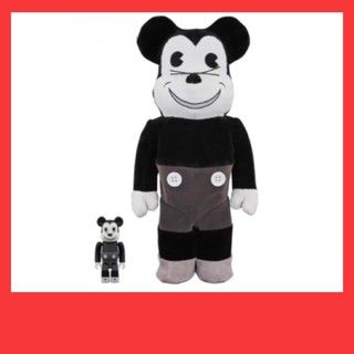 [ของแท้ แบ่งจ่ายสบายๆ 0%] MEDICOM BE@RBRICK :  Bearbrick 400% and 100%  -  Mickey mouse Vintage