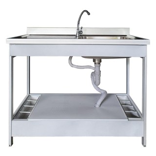 SINK STANDING 1Bowl1Drain CABIN SIENA10055 STAINLESS ซิงค์ขาตั้ง 1หลุม 1ที่พัก CABIN SIENA10055 สเตนเลส อ่างล้างจานขาตั้