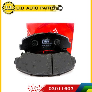 TRW ผ้าดิสเบรคหน้า ISUZU DMAX 1.9 ปี 2015:PPA:03011607