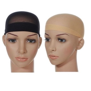 2Pcs Unisex Nylon Bald Wig Hair Cap Stocking Snood Mesh Stretch