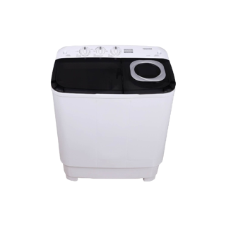 TOSHIBA เครื่องซักผ้า 2 ถัง ความจุ 8.5 กิโลกรัม รุ่น VH-H95MT (สีขาว)