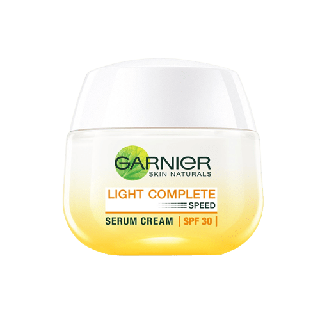 GARNIER การ์นิเย่ ไลท์ คอมพลีท เซรั่ม ครีม SPF 30/พีเอ+++50 มล.