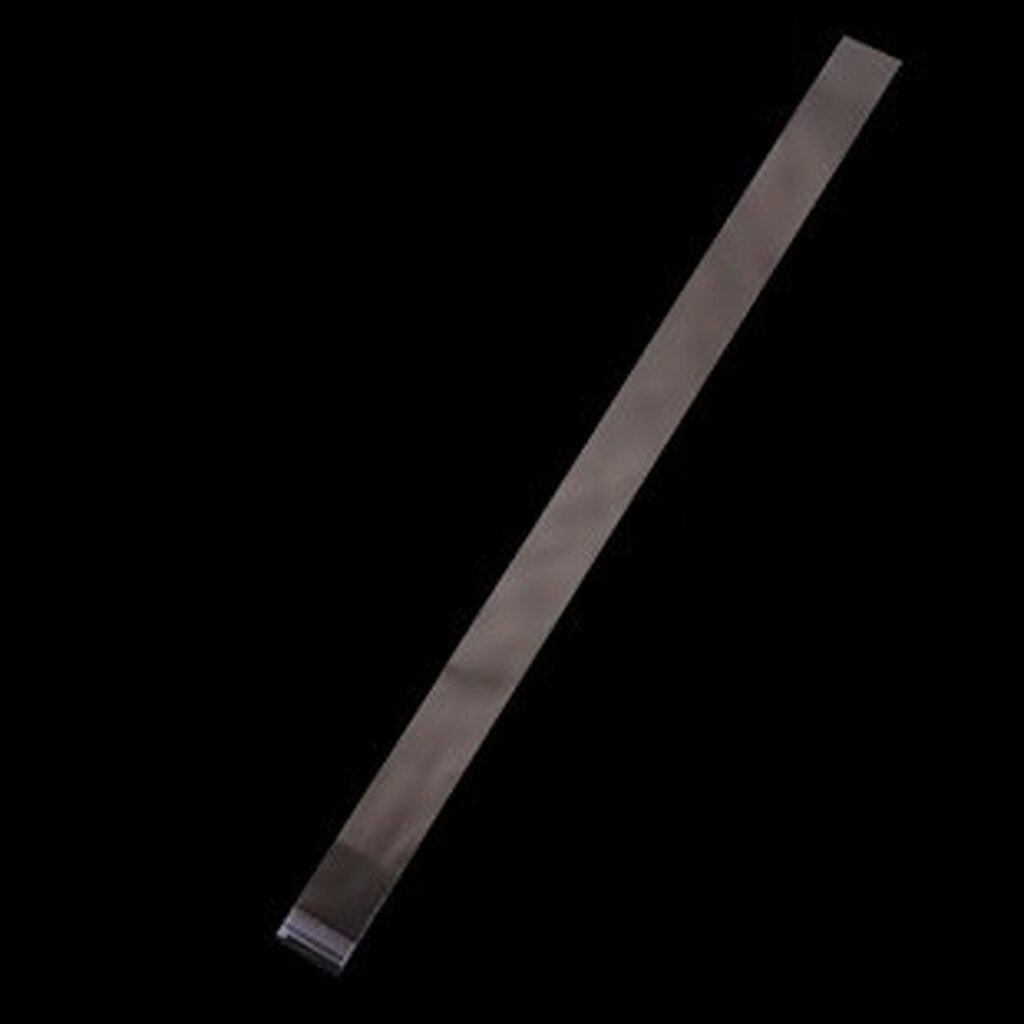 100 ใบ ถุงพลาสติกใส OPP(ถุงแก้ว) แบบยาว ประมาณ 40cm มีฝากาว/ไม่มีฝากาว หนา 0.035