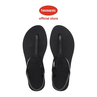 Havaianas รองเท้าแตะ สีดํา สําหรับผู้หญิง