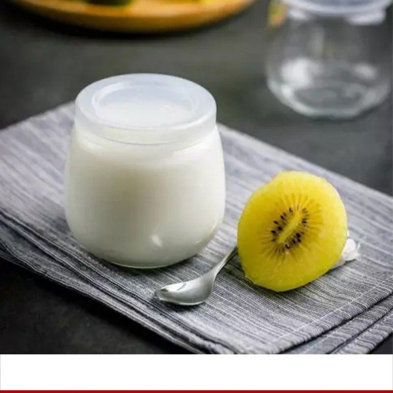 COMBO 12 GLASS FAT YOGURT JARS 200ml