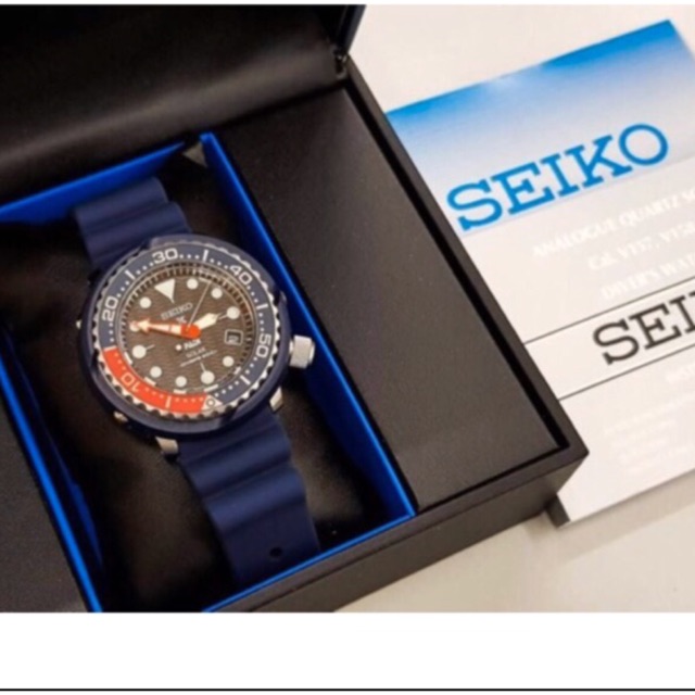 Seiko Prospex PADI Solar Tuna Diver's 200m Men's Watch SNE499 เครื่องศูนย์ไซโก้ แท้ 💯
