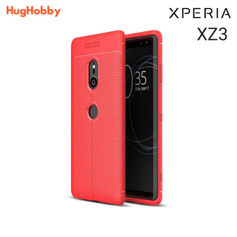 เคสมือถือ Sony Xperia XZ3 - TPU Soft Case Red เคสหนัง