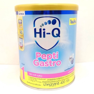 Hi-Q Pepti Gastro แกสโตร นมผงสูตรพิเศษสำหรับเด็กแพ้นมวัว ขนาด 400 กรัม ( 1 กระป๋อง )