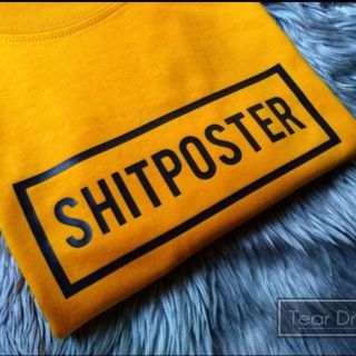 AYA Shitposter Highquality เสื้อยืด unisex พิมพ์ปลาค็อด /Sl