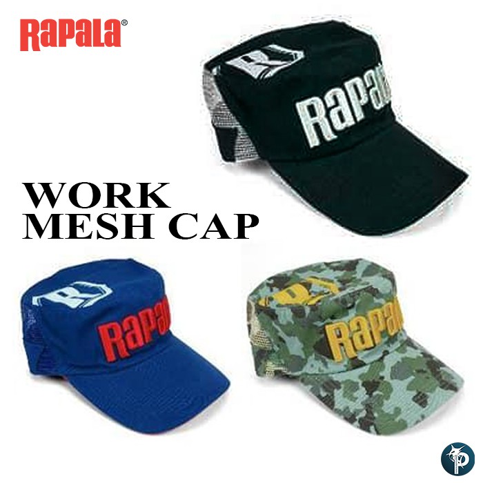 หมวก RAPALA WORK MESH CAP สำหรับตกปลา