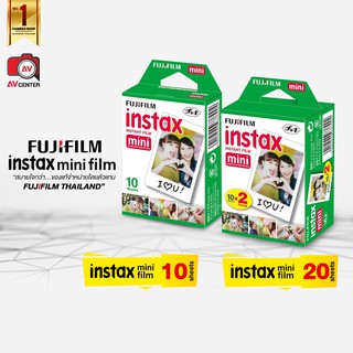 Fujifilm Instax Mini Film ฟิล์มโพลารอยด์ สำหรับกล้อง Instax  (Lotใหม่ล่าสุด หมดอายุปี 2023)