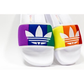 Adidas Adilette Pride🌈สีรุ้งหายาก แท้💯%จากช้อปเกาหลี