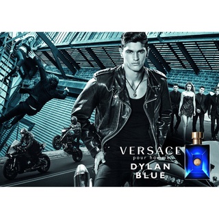 น้ำหอมแท้ VERSACE POUR HOMME DYLAN BLUE FOR MEN EAU DE TOILETTE SPRAY 100 ML TESTER BOX ของใหม่ กล่องเทสเตอร์