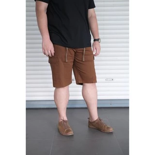 กางเกงคาร์โก้ ขาสั้น สำหรับผู้ชายอ้วน ผ้ายืด3ส่วนใส่สบาย #994 ไซส์ใหญ่ 42-56"