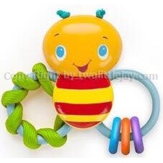 ของเล่นยางกัดและเขย่ามือ Bright Starts : Chew and Rattle Bee